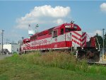 WSOR 4007 and 2054 shoving back into the spur again